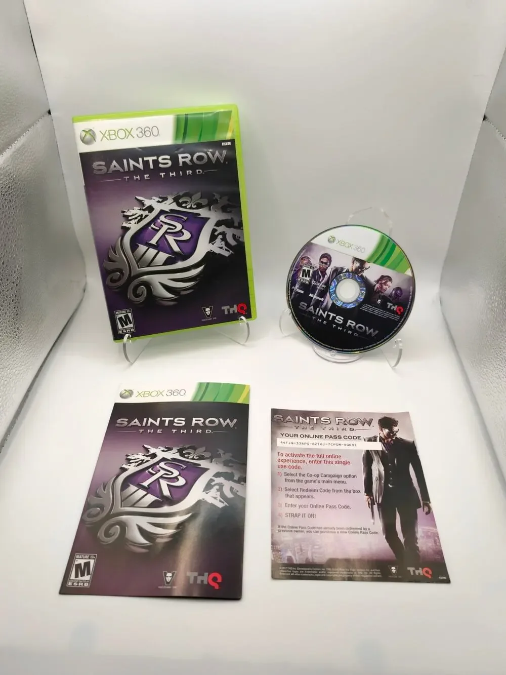 Saints Row The Third Xbox 360 CIB Complete w/ Manual